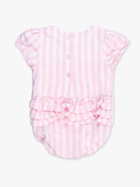 RuffleButts Baby Smocked Romper