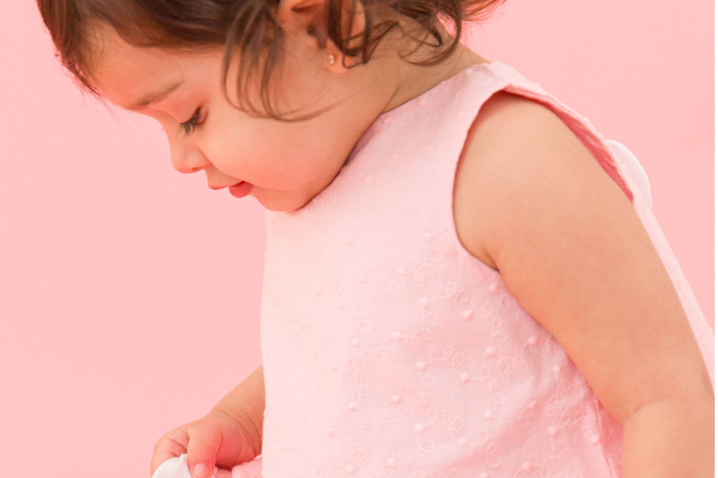 RuffleButts Swiss Dot Swing Top & Bloomer Set