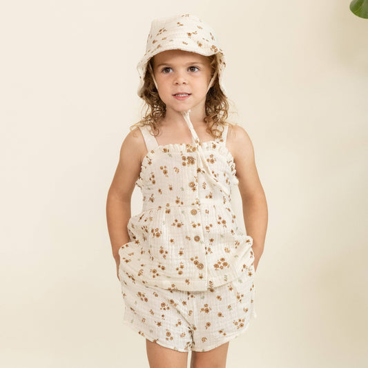 Organic Peplum Top & Shorts Set - Bohemia