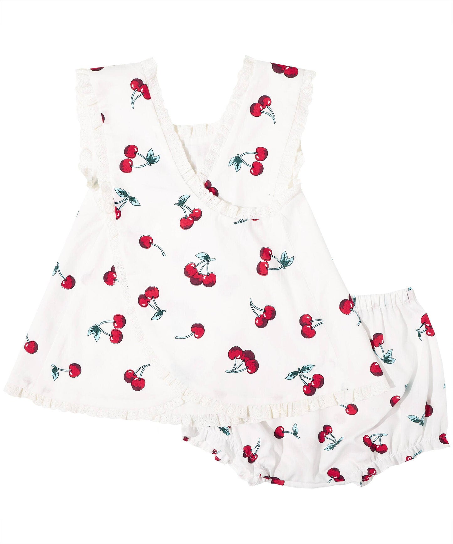 Red Cherry Printed Swing Top + Bloomer