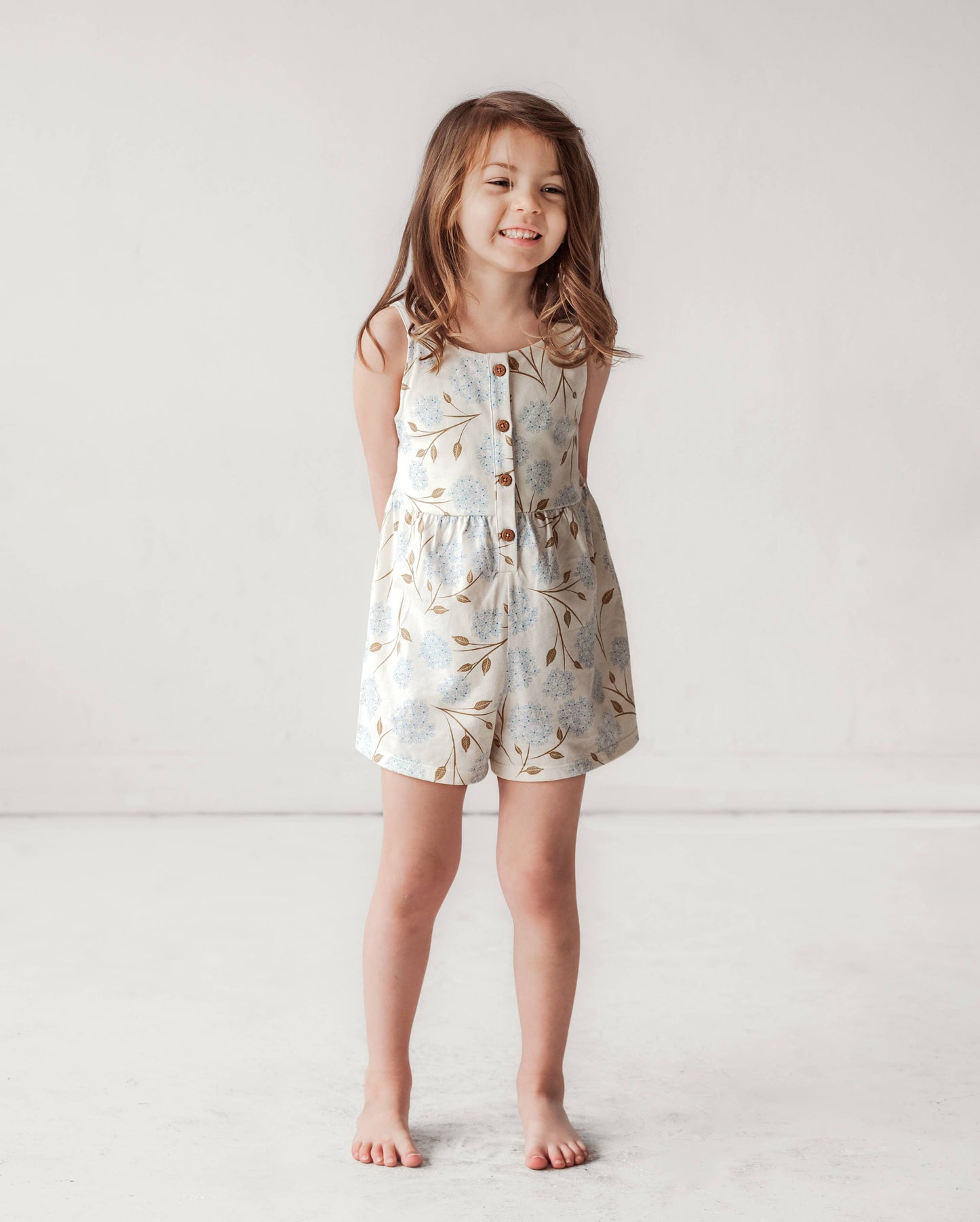 Hydrangea Tank Romper
