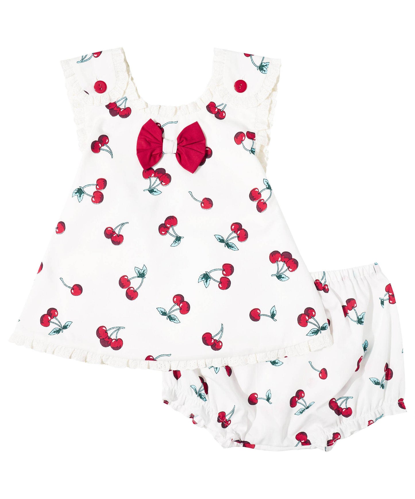 Red Cherry Printed Swing Top + Bloomer