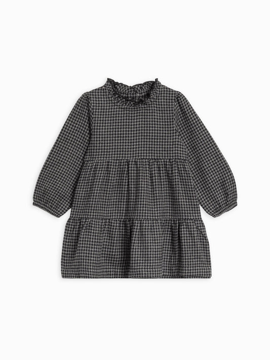 Neela Flannel Ruffle Dress
