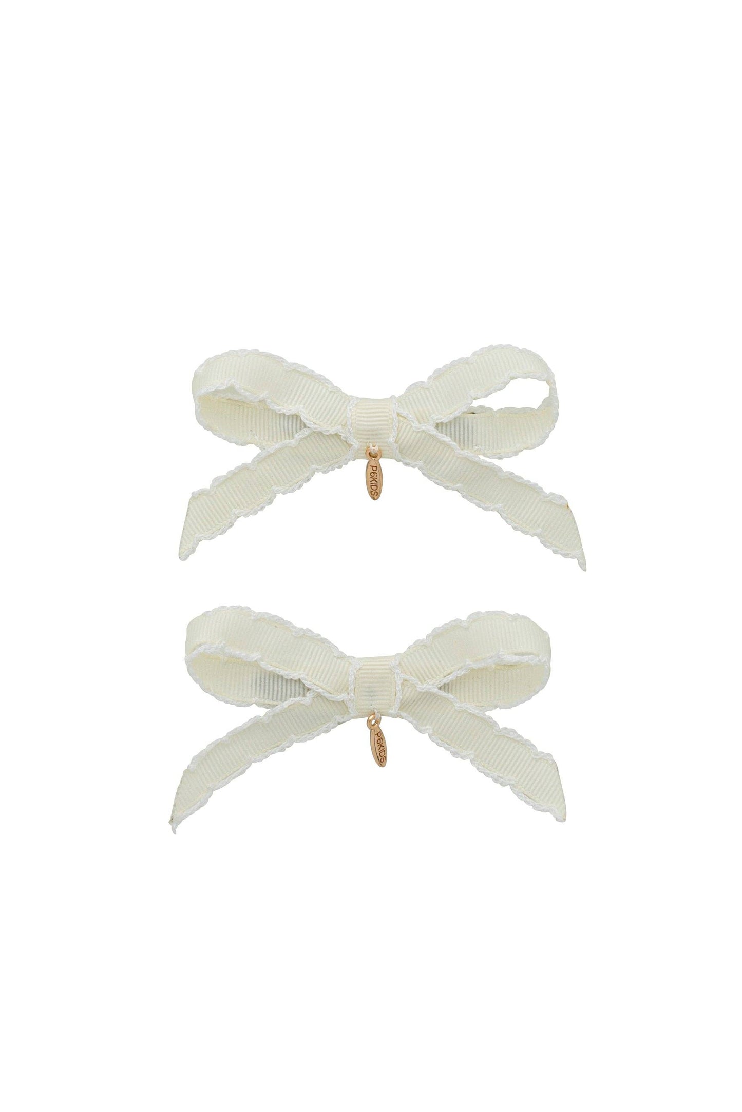 Gerber Moonstitch Clip Set of 2 - Ivory