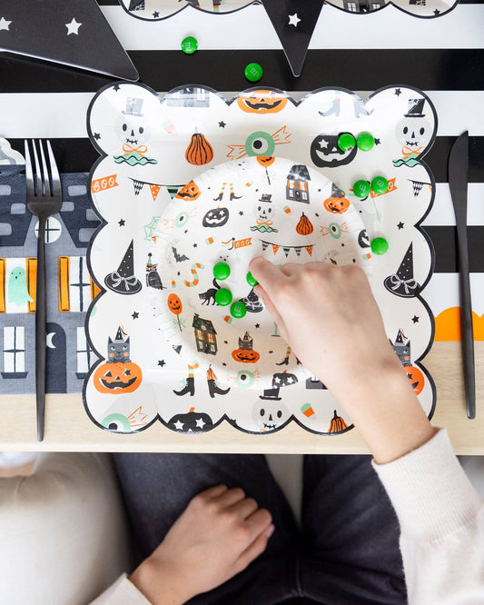 Tricks & Treats Paper Plate
