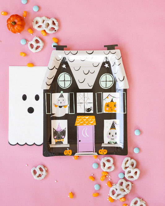Ghost and Jack-o-Lantern Guest Napkin Set