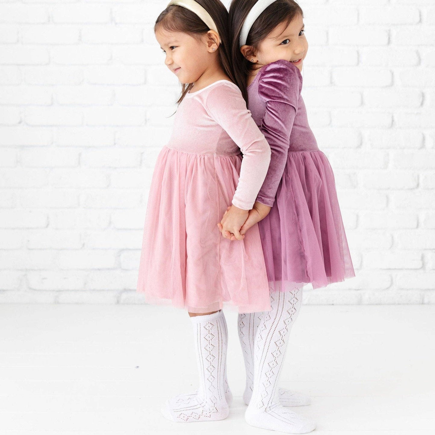 Fancy Knit Tights (White)